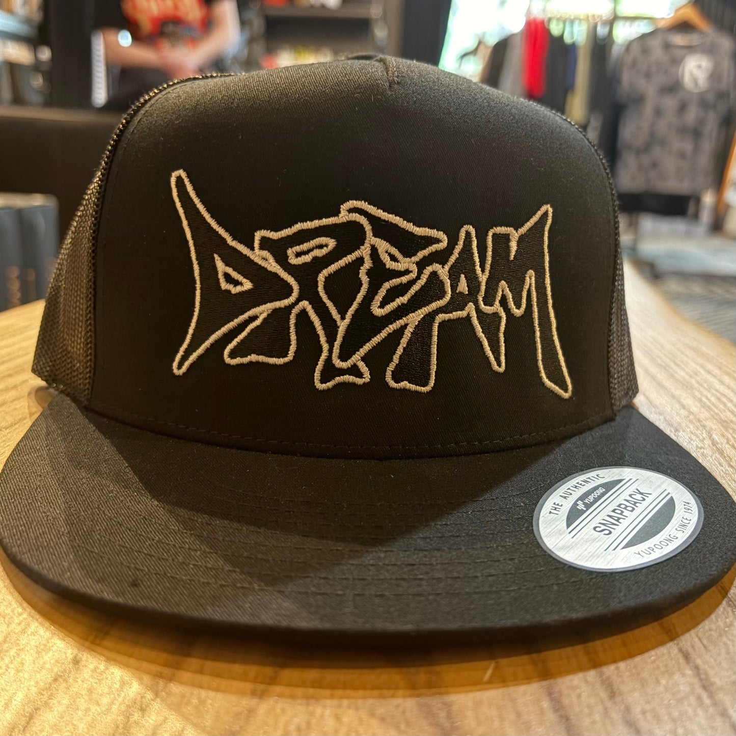 DREAM: Dream Rider Misfit Trucker Hat – Black