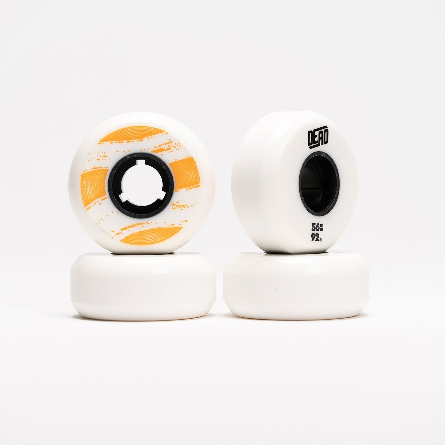 DEAD White/ Orange wheels