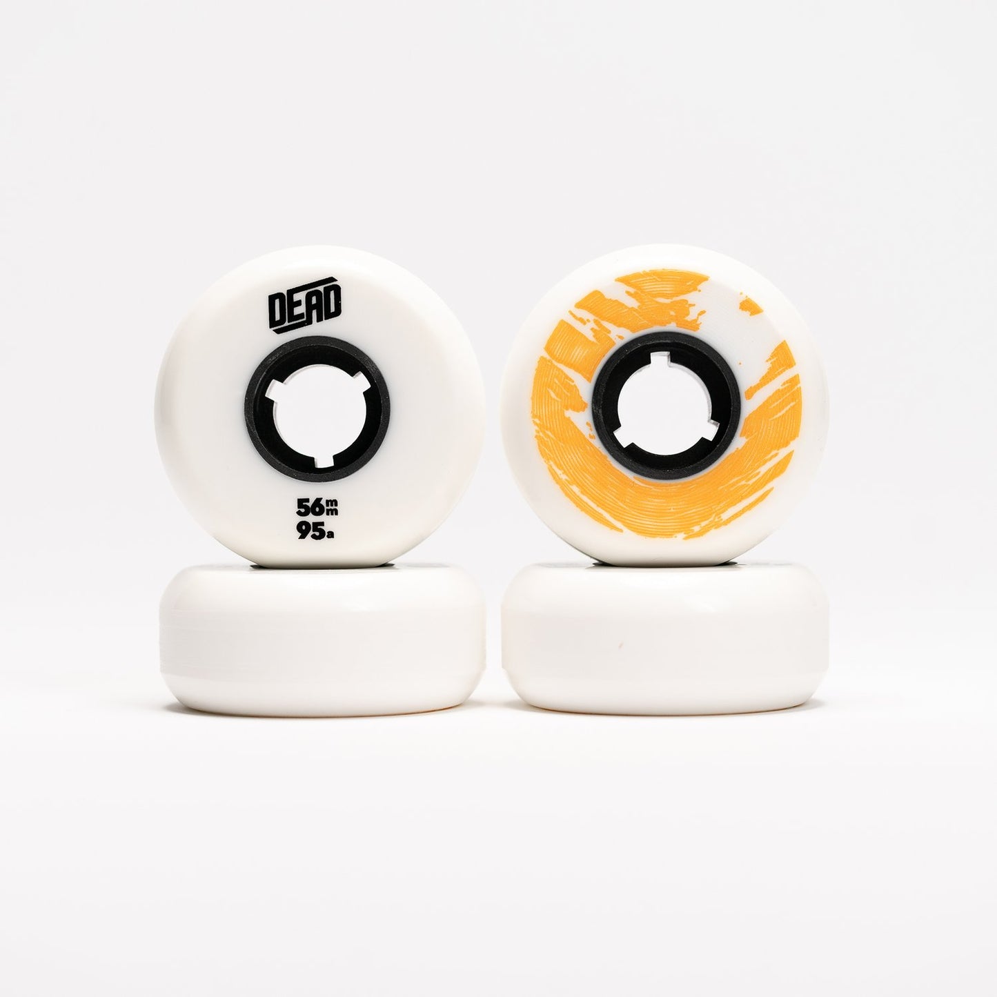 DEAD White/ Orange wheels