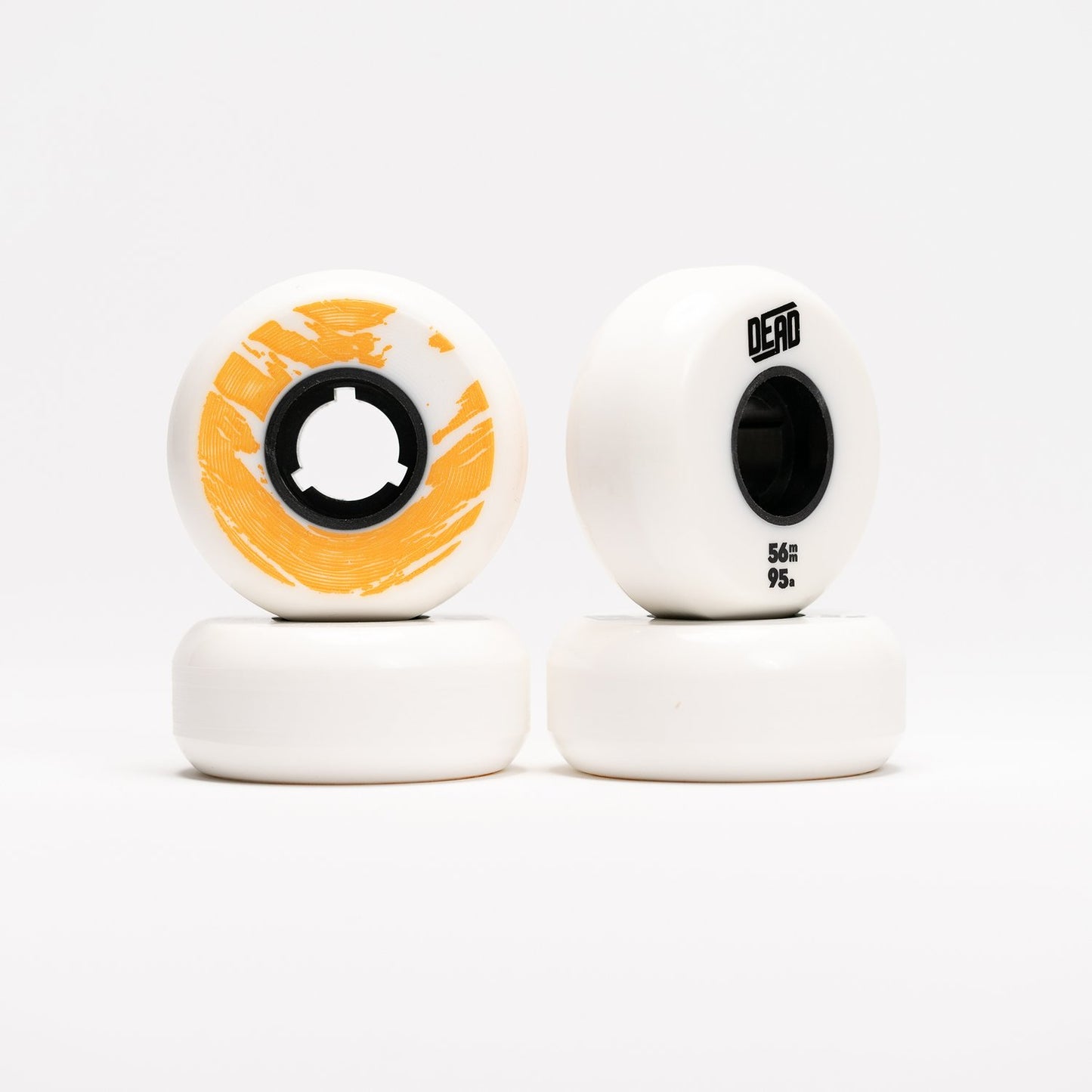 DEAD White/ Orange wheels