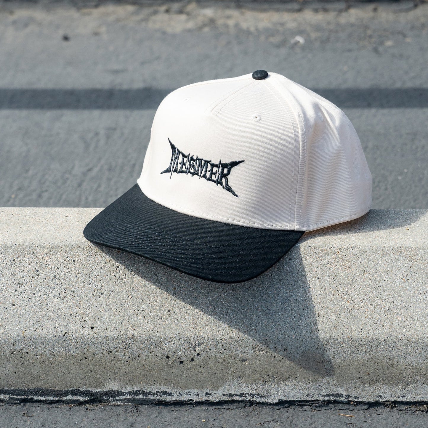 MESMER: Logo Cap- Cream