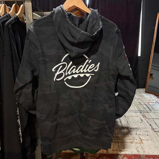 BLADIES: Black Camo Hoodies