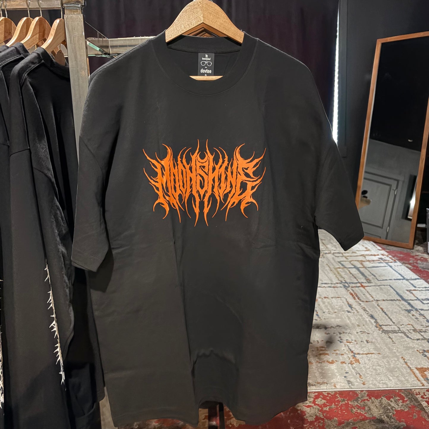 MOONSHINE: Orange Logo Tee