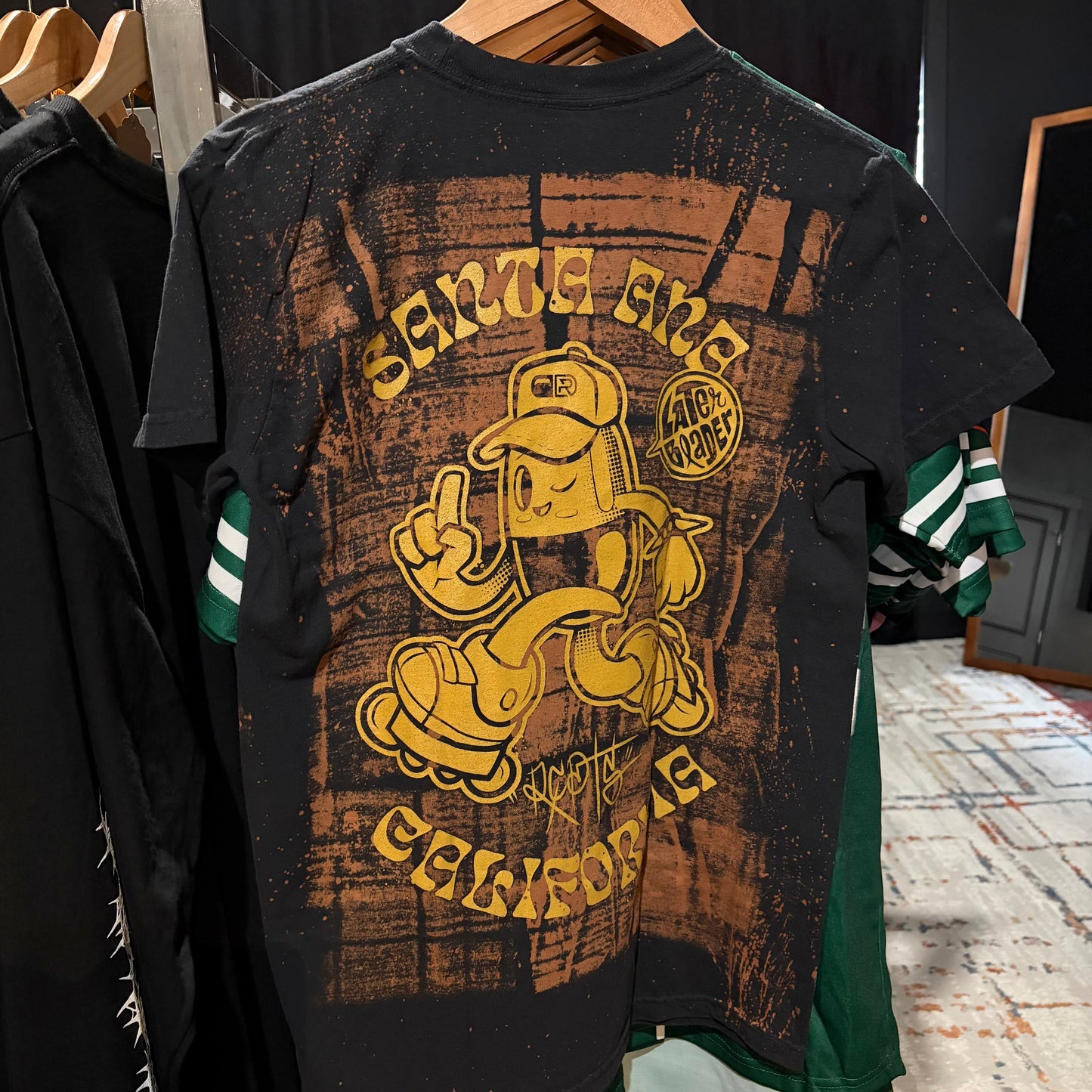 DRUG RECIEPTS: Distressed by Arlo Sant Anna Blade T- Shirt- Black