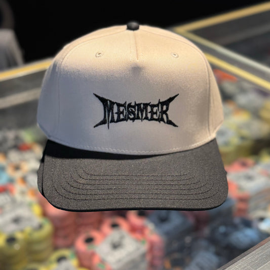 MESMER: Logo Cap- Cream