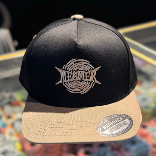 MESMER: Spiral Cap- Black/ Cream