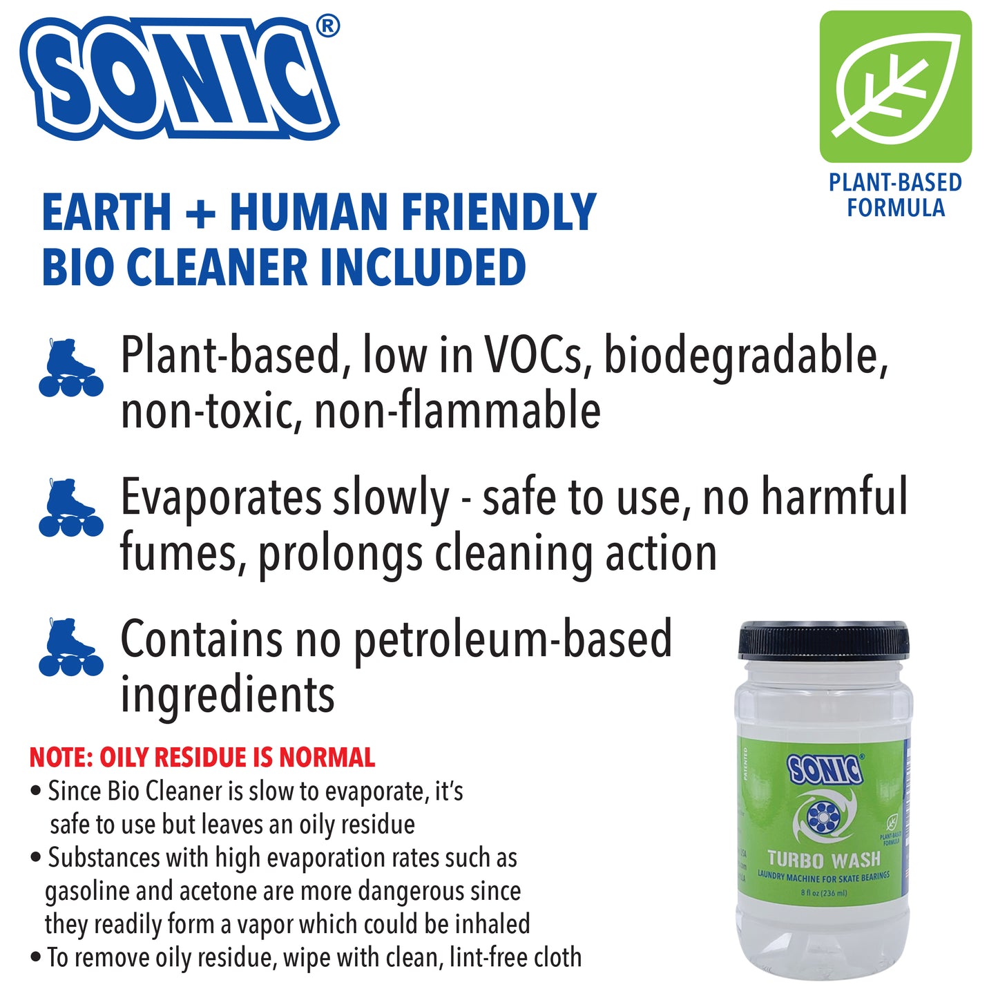 SONIC Turbo-wash Plant Based