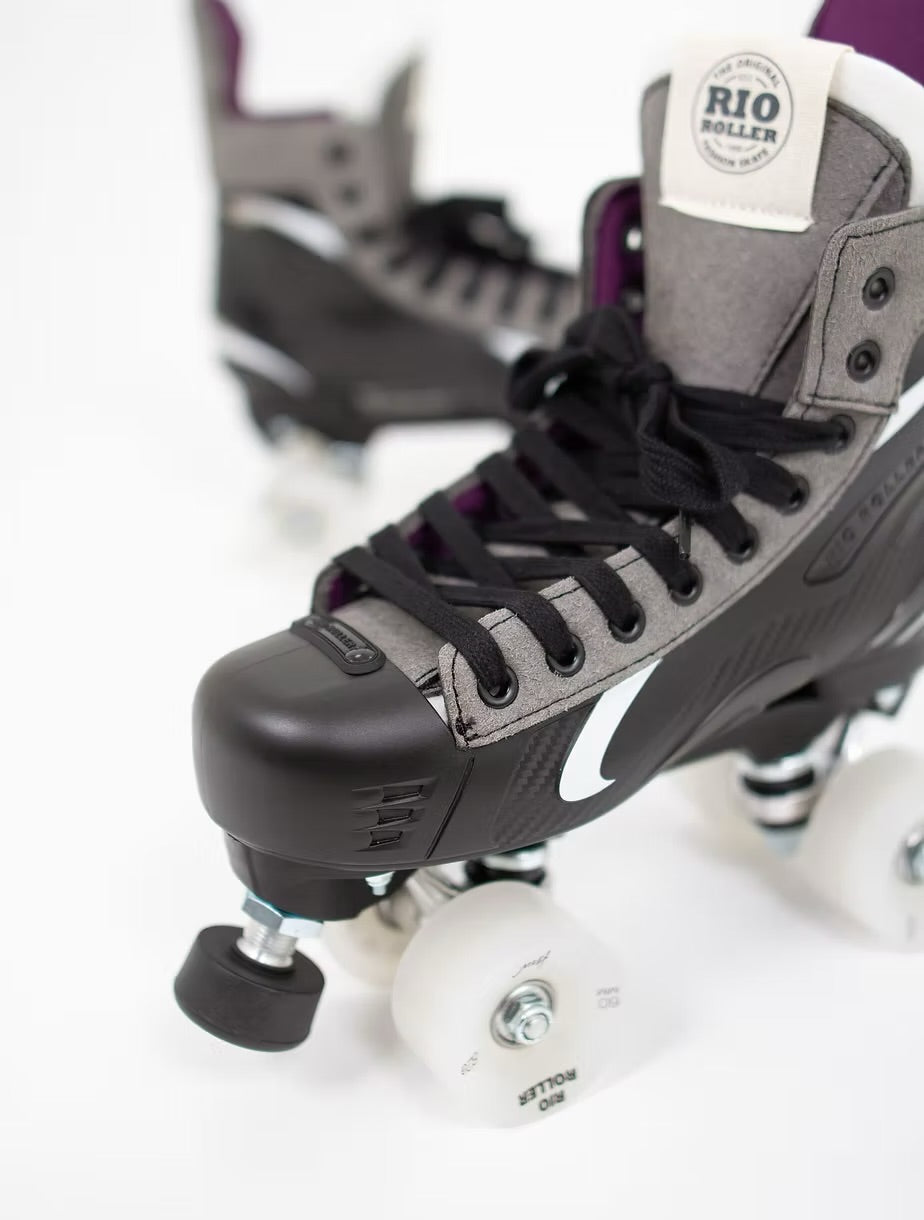 RIO ROLLER: Flow Hockey Quad Skate- Black