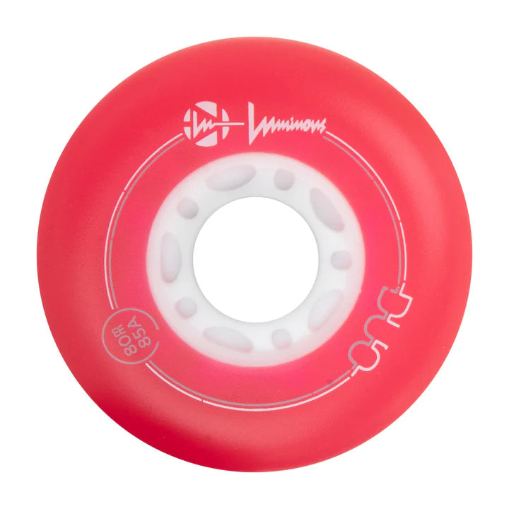 LUMINOUS: LED INLINE WHEELS - DUO 80mm