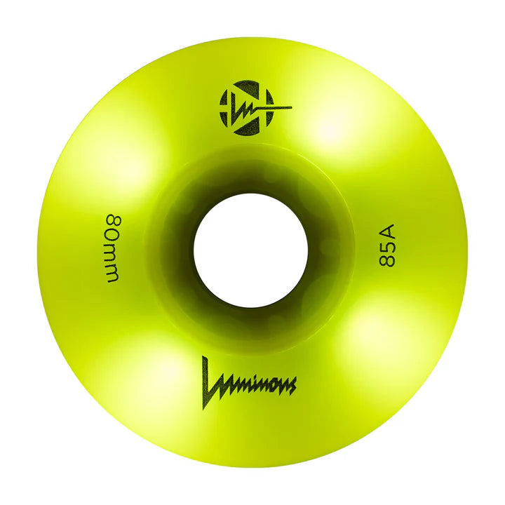 Luminous Wheels- 80mm/ 85A- 4 Pack