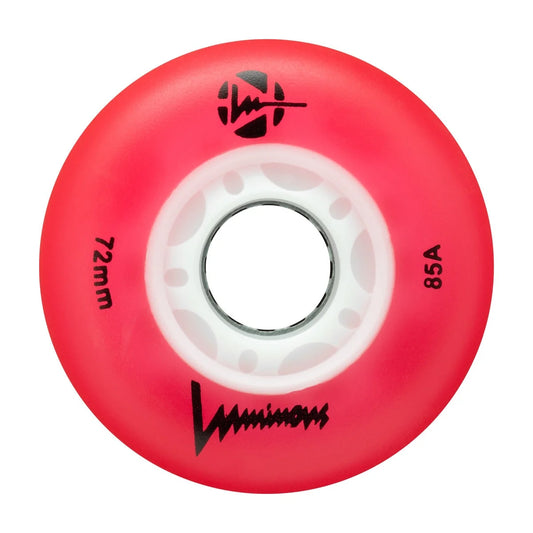 LUMINOUS - LED INLINE WHEELS - 72mm/85- 4-PACK