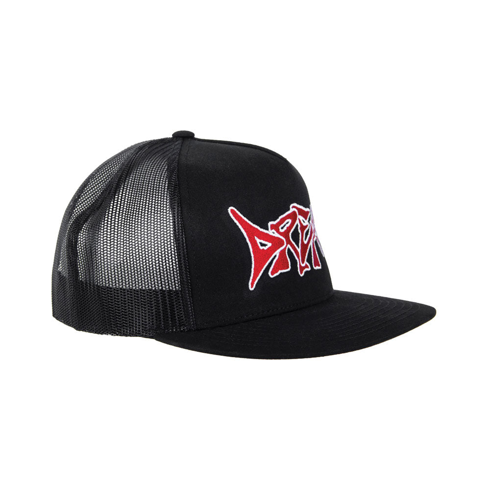 DREAM: Dream Rider Metal Trucker Hat – Black