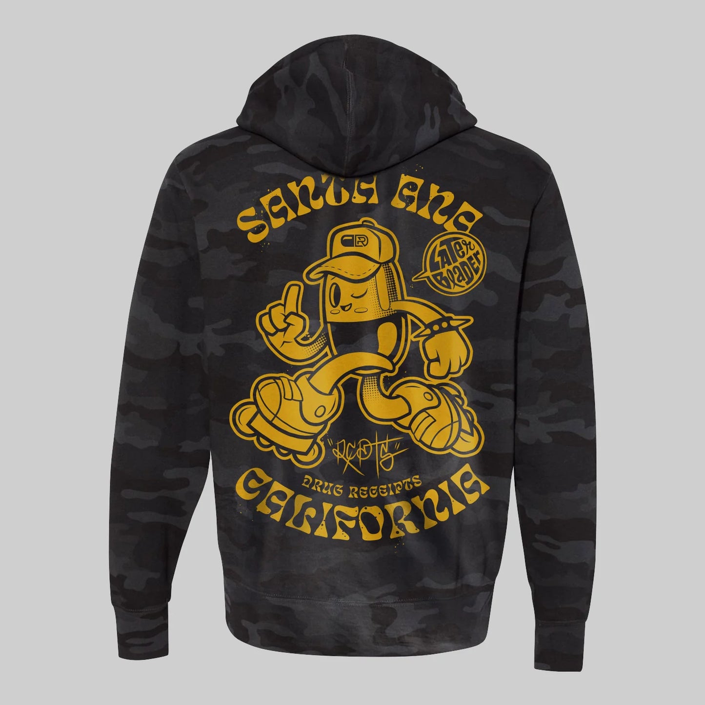 DRUG RECIEPTS: Santa Ana Blade Hoodie - Black Camo