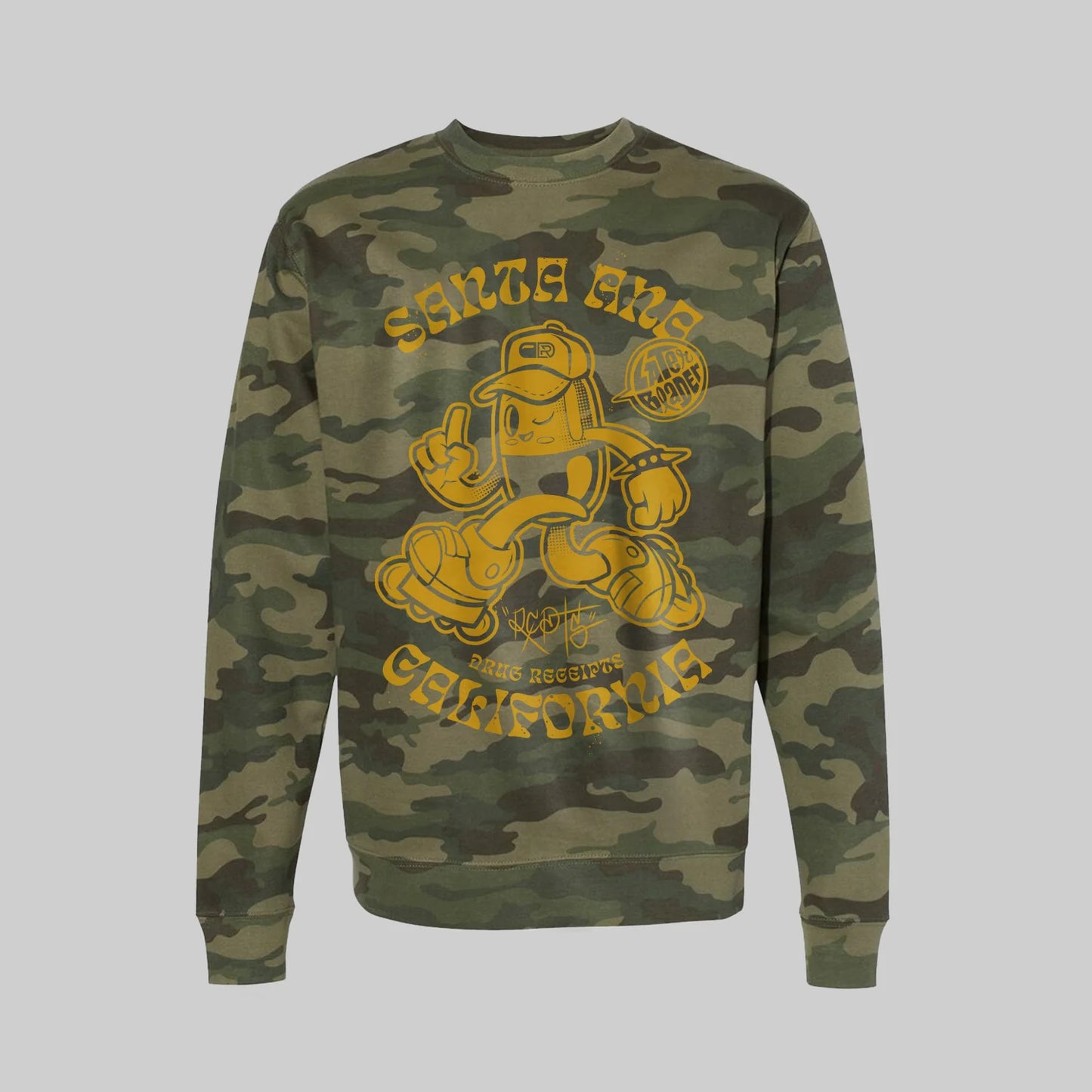 DRUG RECIEPTS: Santa Ana Blade Crewneck - Army Camo