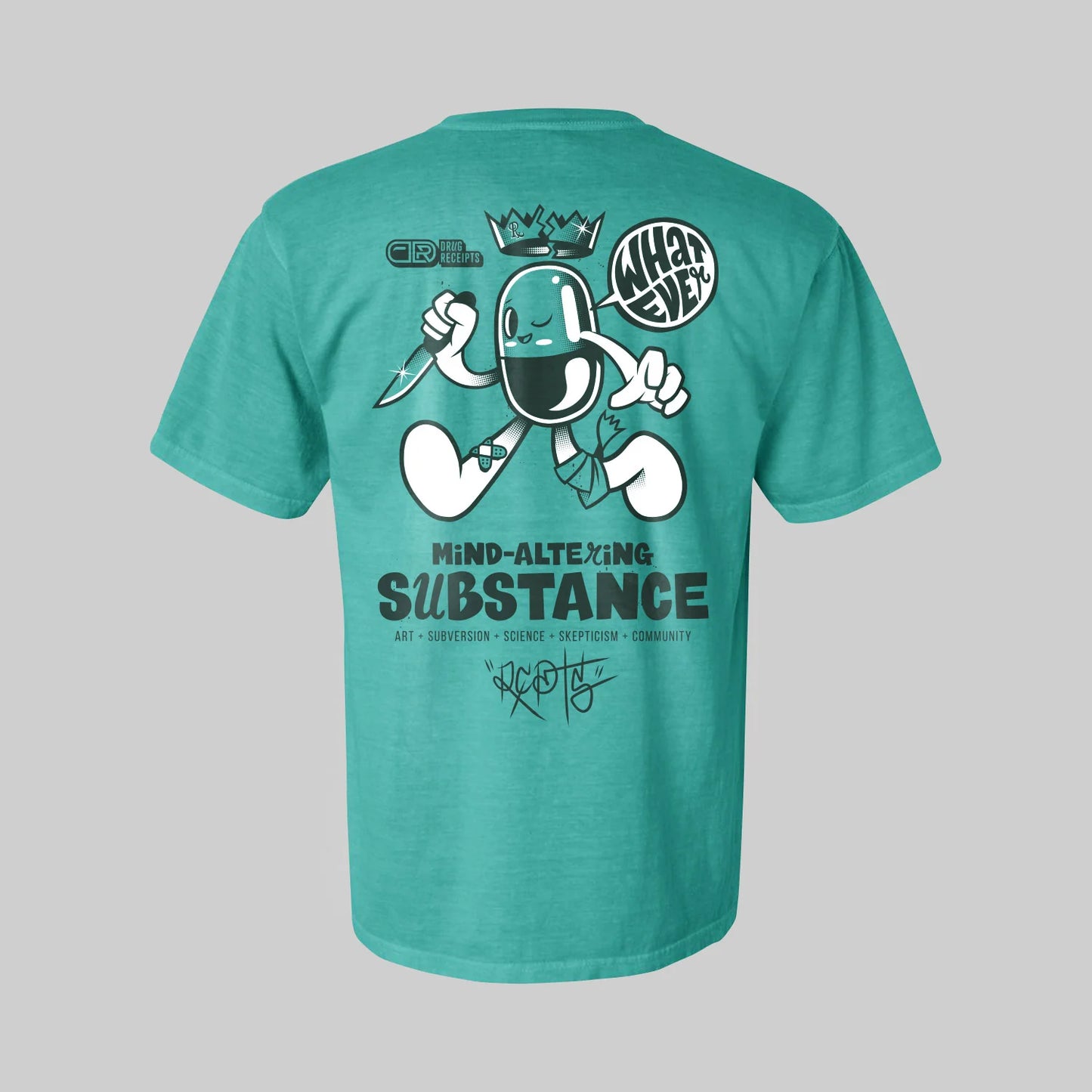 DRUG RECIEPTS: Substance T-Shirt- Sea Foam